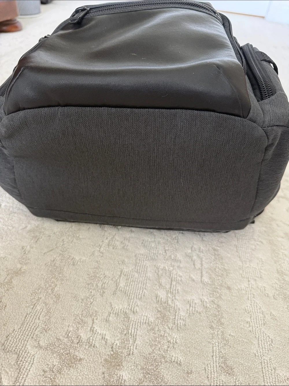 TUMI Bravo Deluxe Backpack Black Ballistic Nylon Leather Laptop Travel Bag 17”